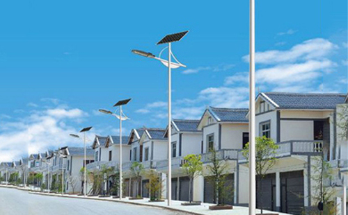 昆玉太阳能路灯配置与在乡村道路照明中的应用